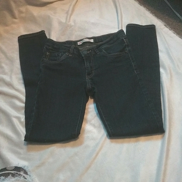 GIRLS LEVI'S Jeans and Long Sleeve Top - Picture 8 of 13